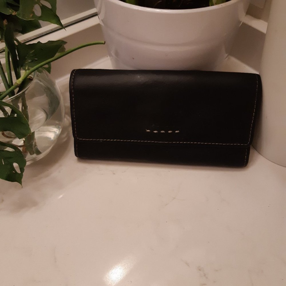 Black Fossil Wallet